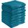 REDBEST Duschtuchset, Frottierset 8er-Pack Chicago Petrol Größe 70x140 cm - saugstark, strapazierfähig, ideal für Reisen, Sport (weitere Farben)