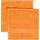 REDBEST Seiftuch 2er-Pack Chicago orange Größe 30x30 cm - saugstark, strapazierfähig, ideal für Reisen, Sport (weitere Farben)