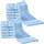 REDBEST Seiftuch 12er-Pack Chicago hellblau Größe 30x30 cm - saugstark, strapazierfähig, ideal für Reisen, Sport (weitere Farben)