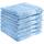 REDBEST Handtuchset, Frottierset 6er-Pack Chicago hellblau Größe 50x80 cm - saugstark, strapazierfähig, ideal für Reisen, Sport (weitere Farben)