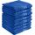 REDBEST Duschtuchset, Frottierset 8er-Pack Chicago Royalblau Größe 70x140 cm - saugstark, strapazierfähig, ideal für Reisen, Sport (weitere Farben)