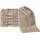 REDBEST Gästetuch 6er-Pack Chicago Taupe Größe 30x50 cm - saugstark, strapazierfähig, ideal für Reisen, Sport (weitere Farben)