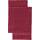 REDBEST Gästetuch 2er-Pack Chicago weinrot Größe 30x50 cm - saugstark, strapazierfähig, ideal für Reisen, Sport (weitere Farben)