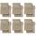 REDBEST Waschhandschuhe, Waschlappen 12er-Pack Chicago Taupe Größe 15x21 cm - saugstark, strapazierfähig, ideal für Reisen, Sport (weitere Farben)