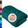Lashuma Baumwollhandtuch 50x100 cm, London Flauschiges Frottee Kinderhandtuch Grün - Opal