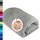 Lashuma Duschtuch 70x140 cm Grau - Stein, London Herren Badehandtuch 100% Baumwolle