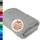 Lashuma saugstarkes Baumwollhandtuch 50x100 cm, London Frottee Handtuch Herren Grau - Stein