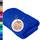 Lashuma Wellness Handtuch 50x100 cm aus 100% Baumwolle Azur Blau, Weich, Hautfreundlich, Ideal für das tägliche Bad oder als Geschenk