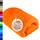 Lashuma Frottee Badetuch 70x140 cm Orange - Clementinen, London Handtuch - Duschtuch 70x140 cm