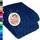 Lashuma Flauschiges Handtuchset 50x100 cm Blau - Marine, London 2X Frottee Baumwollhandtücher