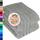 Lashuma Handtücher 50x100 cm 2er Set Grau - Stein, London Frottee Baumwollhandtücher Herren