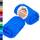 Lashuma Baby Waschlappen 30x30 cm, London 2er Set Jungen Seiftuch Karibik Blau, Flauschige Baumwolle, Ideal für das Baby und Kinder