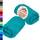 Lashuma 2er Set Waschlappen Frottee Grün - Nautic, London Badezimmer Gästetücher 30x30 cm