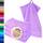 Lashuma 4er Set WC Gästehandtücher klein Lila - Flieder, London Kinderhandtücher Baumwolle 30x50 cm