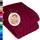 Lashuma Wellness Handtuch Set Damen 50x100 cm in Kirsch - Rot, London Flauschige Frottee Handtücher für das Badezimmer und Spa