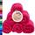 Lashuma 6 teiliges Mini Handtuch Set 30x30 cm, London Baumwolle Gästehandtücher klein Rot - Rhabarber