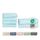 Müskaan® 6er Bambus Handtuch Set Aqua, 50% Baumwolle & 50% Bambus, 450g/m² – 2X Duschtuch 70x140cm & 4X Handtuch 50x100cm – Öko-Tex, Frottee Handtücher Set Baumwolle, Handtuchset Blau, 60°C waschbar