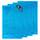 Lashuma Gästehandtücher Blau - Aquamarin, Lugano Gästehandtuch Set 4 Stück 30x50 cm