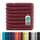 Müskaan® 8er Handtuch Set Bordeaux, 100% Baumwolle, 50x30cm, 500g/m² – Öko-Tex, Frottee Handtücher Set Baumwolle, Gästetücher 30x50cm, Handtuchset Rot für Bad, 60°C waschbar, Frotteetücher