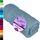 Lashuma Frottee Badetuch 70x140 cm, Linz Duschhandtuch groß Baumwolle Blau - Tauben