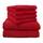 Dyckhoff Handtuchset Brillant, 2 Badetücher 70 x 140 cm und 4 Handtücher 50 x 100 cm, 6-teilig, Kirsche