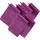 Erwin Müller Waschhandschuh Heidelberg 6er- Pack, 100% Baumwolle Fuchsia Größe 15x21 cm - weiche Qualität, saugstark und strapazierfähig - praktisch durch Schlaufe