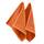 Erwin Müller Seiftuch Heidelberg 2er- Pack 100% Baumwolle orange Größe 30x30 cm - leichte Qualität, saugstark, schnelltrocknend, kompakt - ideal für Sport, Strand, Reisen (weitere Farben)