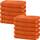 Erwin Müller Handtuch 10er-Pack Heidelberg 100% Baumwolle orange Größe 50x100 cm - saugstark, gut trocknend, kompakt, leichte Qualität - ideal für Sport, Strand, Reisen