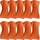 Erwin Müller Gästetuch Heidelberg 10er- Pack, 100% Baumwolle orange Größe 30x50 cm - weiche Qualität, saugstark und strapazierfähig - praktisch durch Schlaufe
