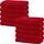 Erwin Müller Badetuch 10er-Pack Heidelberg 100% Baumwolle rot Größe 100x150 cm - saugstark, gut trocknend, kompakt, leichte Qualität - ideal für Sport, Strand, Reisen