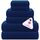 Casa Copenhagen, 6teiliges Designer Handtuch Geschenkset aus 100% ägyptischer Baumwolle –Marineblau, 600 g/m² (2Badetücher, 2Handtücher, 2Waschhandschuhe) Geschenkbox für Damen & Herren