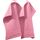 REDBEST Seiftuch New York 2er- Pack rosa Größe 30x30 cm - leichte, weiche Qualität, saugstark, sehr strapazierfähig, 100% Baumwolle