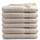 DoubleDry Große Handtücher Set 6-70 X 140cm, Flauschige Badehandtücher, Duschhandtücher aus 100% Baumwolle (Oeko-TEX MIG Certified)- 500 g/m², Große Handtücher für Bad und Dusche - Creme