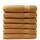 DoubleDry Große Handtücher Set 6-70 X 140cm, Flauschige Badehandtücher, Duschhandtücher aus 100% Baumwolle (Oeko-TEX MIG Certified)- 500 g/m², Große Handtücher für Bad und Dusche - Ochergelb