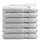 DoubleDry Große Handtücher Set 6-70 X 140cm, Flauschige Badehandtücher, Duschhandtücher aus 100% Baumwolle (Oeko-TEX MIG Certified)- 500 g/m², Große Handtücher für Bad und Dusche - Weiß