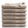 DoubleDry Große Handtücher Set 6-70 X 140cm, Flauschige Badehandtücher, Duschhandtücher aus 100% Baumwolle (Oeko-TEX MIG Certified)- 500 g/m², Große Handtücher für Bad und Dusche (Beige Taupe)
