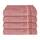 Schiesser Handtuchset Skyline Color - 4-teilig - 50 x 100 cm - Altrosa