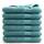 DoubleDry Große Handtücher Set 6-70 X 140cm, Flauschige Badehandtücher, Duschhandtücher aus 100% Baumwolle (Oeko-TEX MIG Certified)- 500 g/m², Große Handtücher für Bad und Dusche - Denim Blau