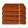 Schiesser Handtuchset Skyline Color - 4-teilig - 50 x 100 cm - Terrakotta