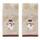 SKL Home Woodcut Schneemann Handtuch