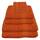 Julie Julsen 6 TLG Handtuchset 2 Badetücher 2 Handtücher + 2 Waschhandschuhe gratis Reine Baumwolle über 30 Farben Terracotta