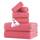 Casa Copenhagen, 6teiliges Designer Handtuch Geschenkset aus 100% ägyptischer Baumwolle – Rosarot, 550 g/m² (2Badetücher, 2Handtücher, 2Waschhandschuhe) Geschenkbox für Damen & Herren