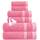 Casa Copenhagen, 6teiliges Designer Handtuch Geschenkset aus 100% ägyptischer Baumwolle -Altrosa, 600 g/m² (2Badetücher, 2Handtücher, 2Waschhandschuhe) Geschenkbox für Damen & Herren