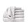 Lacoste Heritage Supima Cotton Handtuch-Set, 6-teilig, 2 Badetücher, 2 Handtücher, 2 Waschlappen, Weiß - sehr saugfähig & schnell trocknend, Badezimmer-Essential, maschinenwaschbar