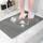 Rutschfeste Duschmatte, Badewannenmatte für Badewanne, rutschfeste Badewannenmatte, Bodenmatte, weiche PVC-Luffa-Badezimmermatten, einfache Reinigungsmatten für Nassbereiche (40x16 cm), Grau