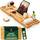 ROYAL CRAFT WOOD Premium Faltbares Badewannentablett – Holz-Badetablett für Badewanne, Bambusregal, erweiterbare Badewannentischtabletts, Badewanne & Badezimmerzubehör für neues Zuhause & Muttertag