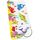 SilverRack Kinder Badewannenmatte 100x40 cm (Fische Motiv - Links) - Antirutschmatte Badewanne BPA frei für Kinder und Babys - Duschmatte schimmelresistent - Bedruckte Badematte
