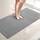 LuxStep Duschmatte, Badewannenmatte, 91,4 x 40,6 cm, rutschfeste Badematte mit Ablauf, schnell trocknende PVC-Luffa-Badematte für Badewanne, Dusche, Badezimmer (phthalatfrei, grau)