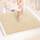 LuxStep Duschmatte, Badewannenmatte, 61 x 61 cm, rutschfeste Badematte mit Abfluss, schnell trocknend, PVC-Luffa-Badematte für Badewanne, Dusche, Badezimmer (phthalatfrei, Khaki)