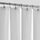 Alyvia Spring Extra breiter Duschvorhang aus Stoff, wasserdicht, 274,3 x 182,9 cm, weich und leicht, breiter Duschvorhang mit Magneten, maschinenwaschbar, 274,3 x 183,9 cm, Weiß
